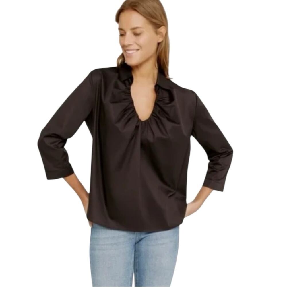 Harshman Nerello Black Blouse Size S NWT